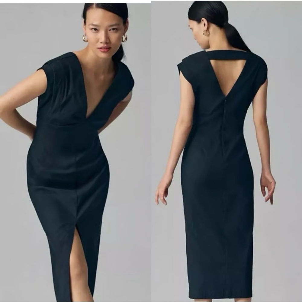NWT Anthropologie Modern Slim Midi Dress